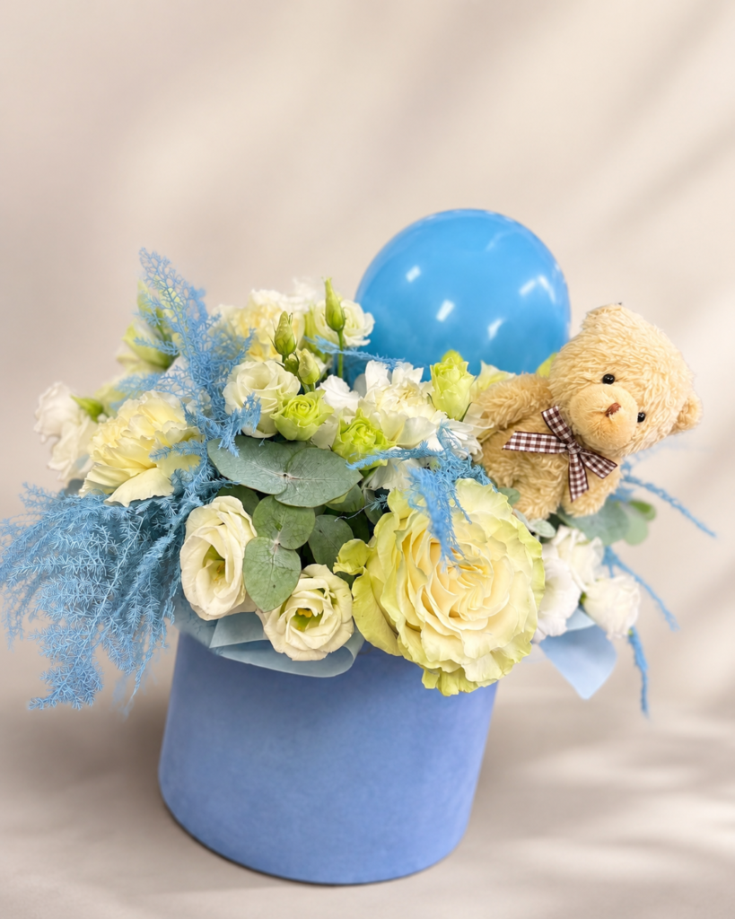 Flower Box Baby Shower – Kwiaciarnia Bratek